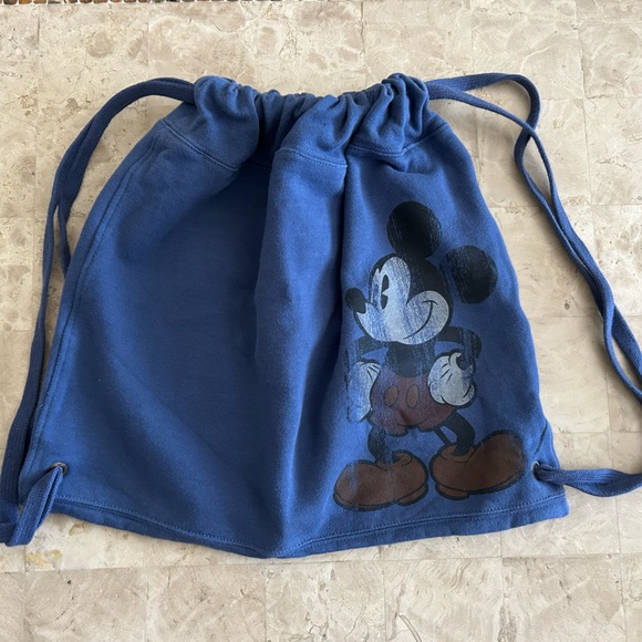Disneyland Resort Mickey Mouse Sweatshirt‎ Backpack NWT - Picture 1 of 5